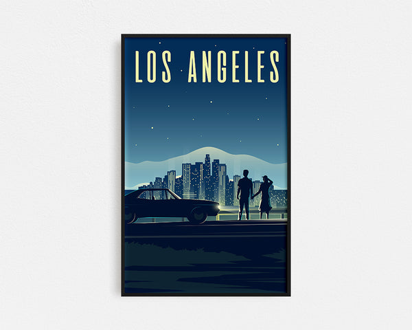 Travel Series - Los Angeles Framed Wall Art