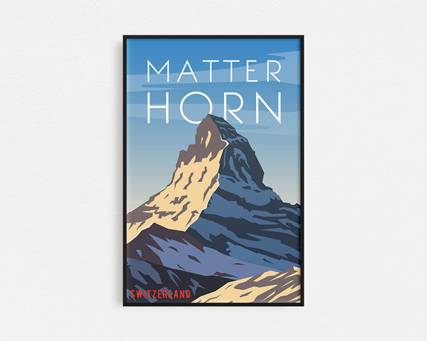Travel Series - Matterhorn Framed Wall Art