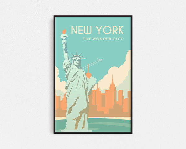 Travel Series - New York Framed Wall Art