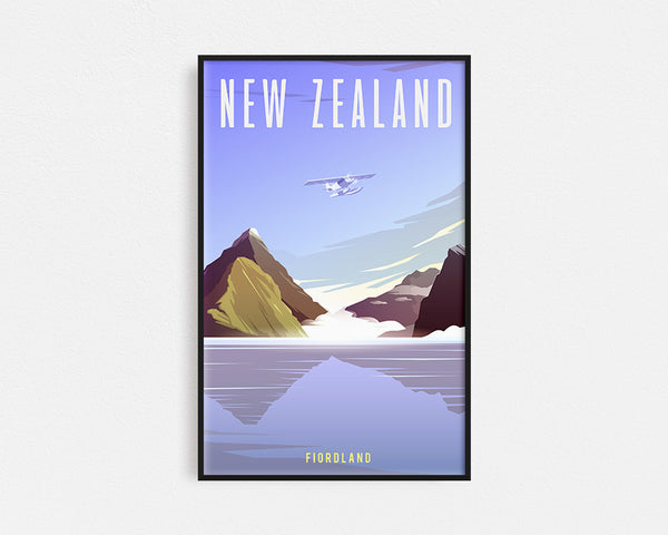 Travel Series - New Zealand Framed Wall Art