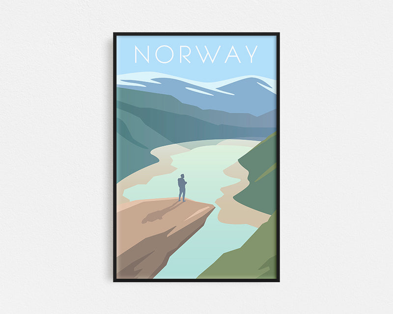 Travel Series - Norway Framed Wall Art