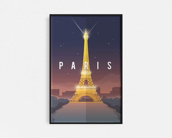 Travel Series - Paris Framed Wall Art