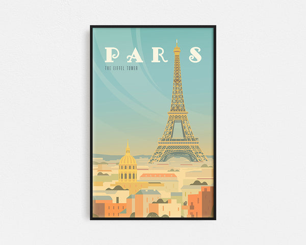 Travel Series - Paris Tower Framed Wall Art