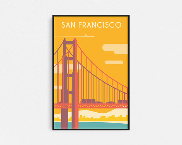Travel Series - San Francisco Framed Wall Art