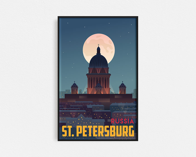 Travel Series - St. Petersburg Framed Wall Art