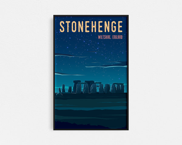 Travel Series - Stonehenge Framed Wall Art