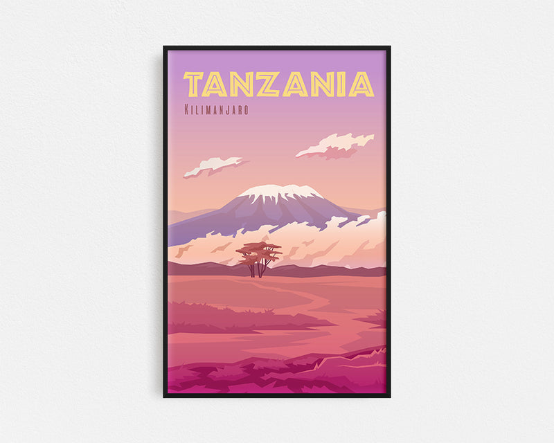 Travel Series -Tanzania Framed Wall Art