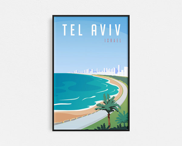 Travel Series - Tel Aviv Framed Wall Art