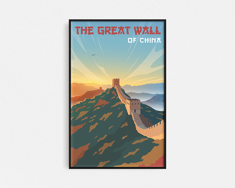 Travel Series - China, The Great Wall Framed Wall Art