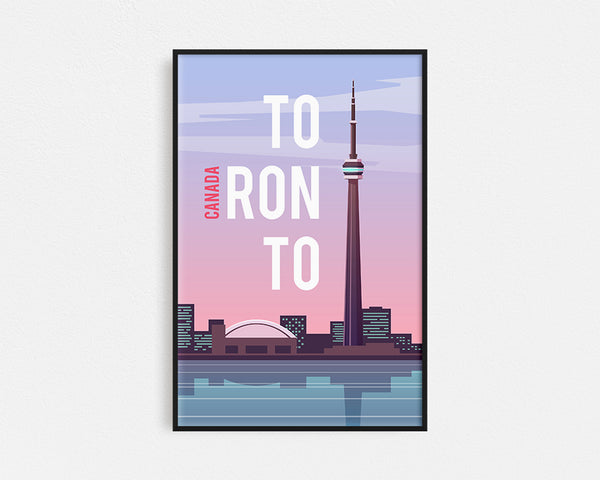 Travel Series - Toronto, Canada Framed Wall Art
