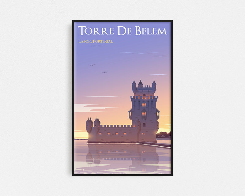Travel Series - Torre De Belem Framed Wall Art