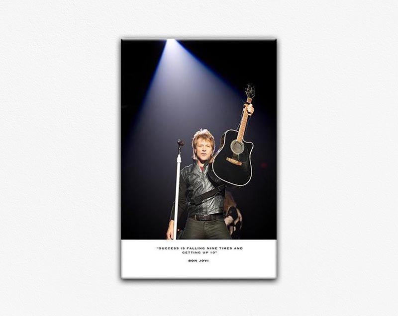 Bon Jovi Frame Canvas Print