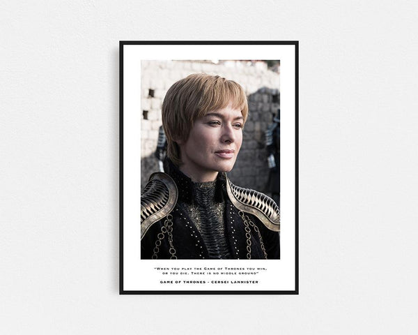 Game of Thrones Cersei Lannister Framed Wall Art