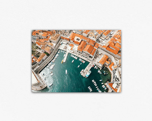 Dubrovnik, Birds Eye View Canvas Print