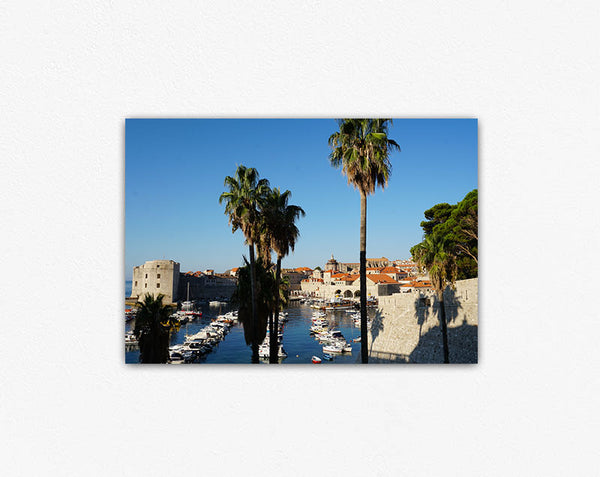 Dubrovnik, Port Canvas Print