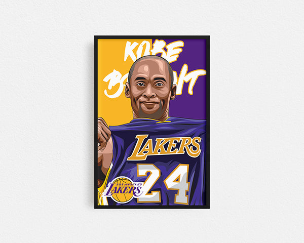 Kobe Bryant Lakers Framed Wall Art