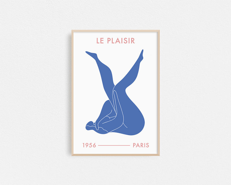 Poster Hub - La Plaisir Art Framed