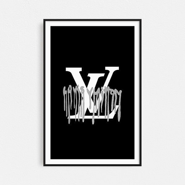 Louis Vuitton Drip Silver LV