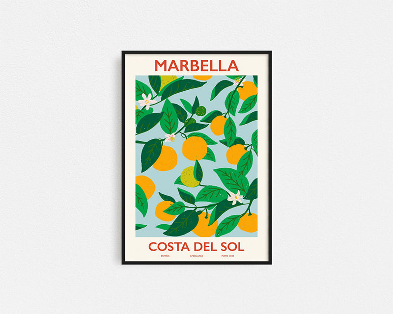 Poster Hub - Marbella Framed
