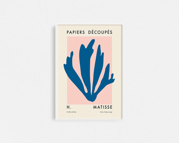 Poster Hub - Matisse Cutout Blue
