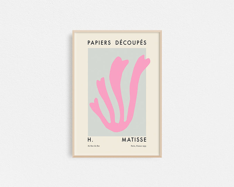 Poster Hub - Matisse Cutout Pink