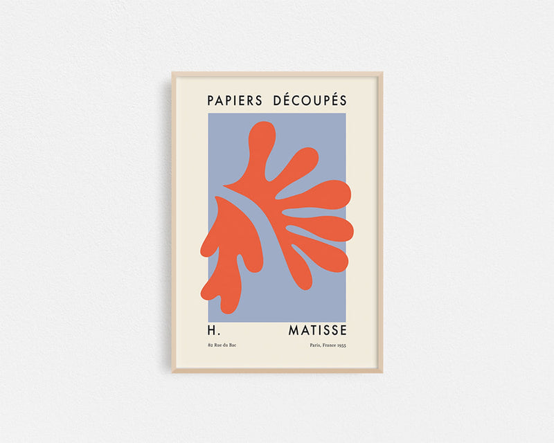 Poster Hub - Matisse Cutout Orange