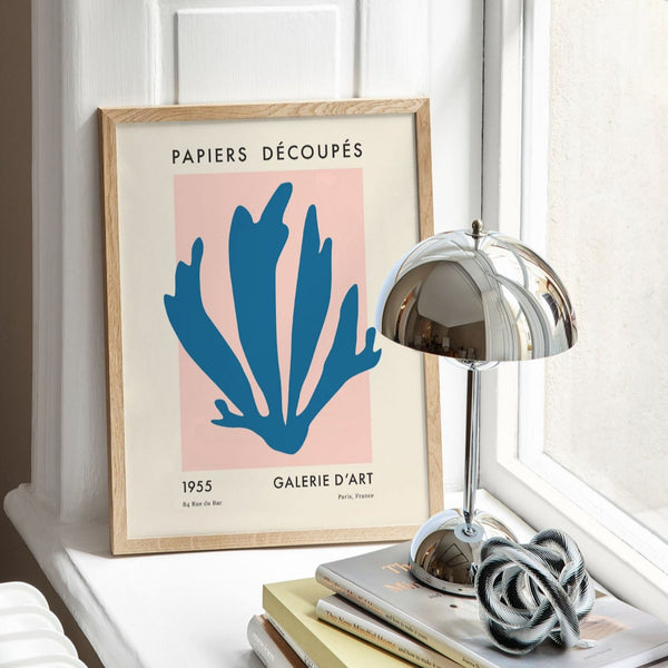 Poster Hub - Matisse Cutout Blue