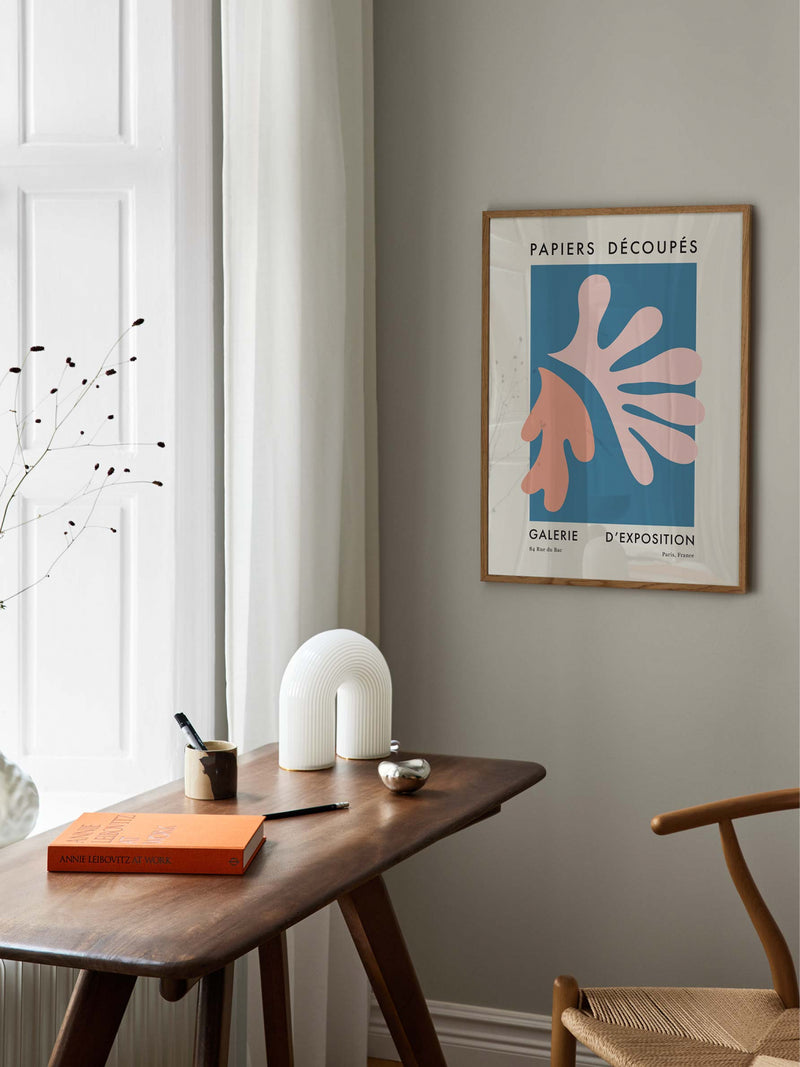 Poster Hub - Matisse Cutout Pink Orange