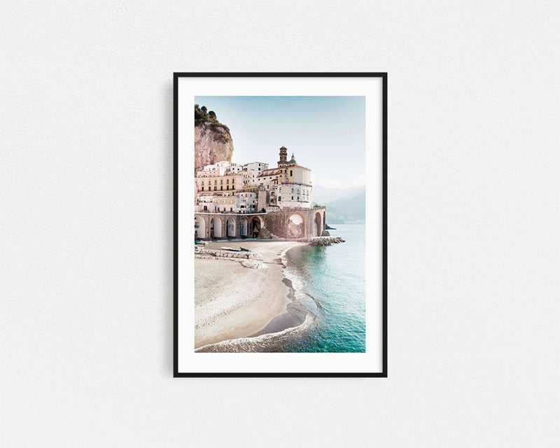 Poster Hub - Morning In Amalfi Art Framed