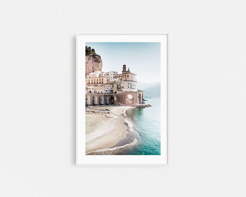Poster Hub - Morning In Amalfi Art Framed