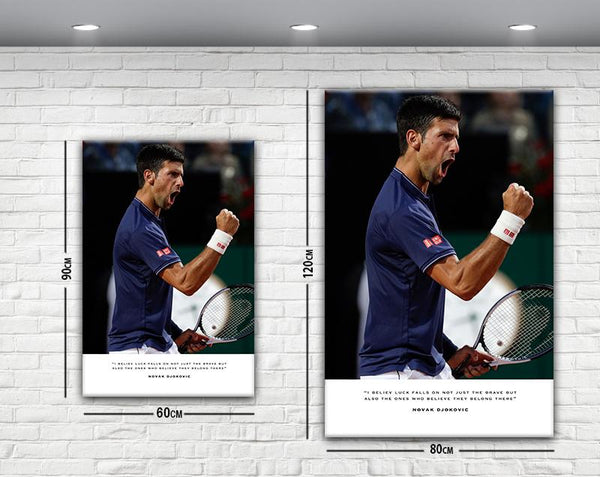 Novak Djokovic Canvas Print