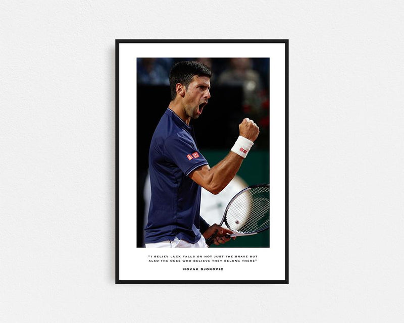 Novak Djokovic Framed Wall Art