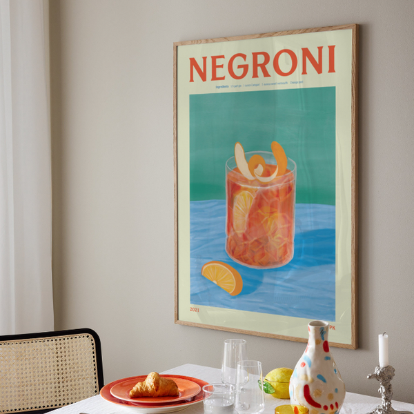 Poster Hub - Negroni Drink