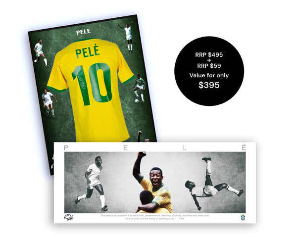 Pele Signed Jersey Bundle