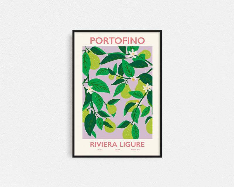 Poster Hub - Portofino Framed
