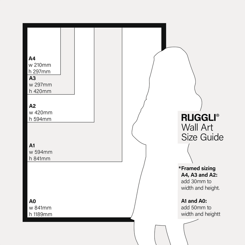 RUGGLI - Space Between Art Print