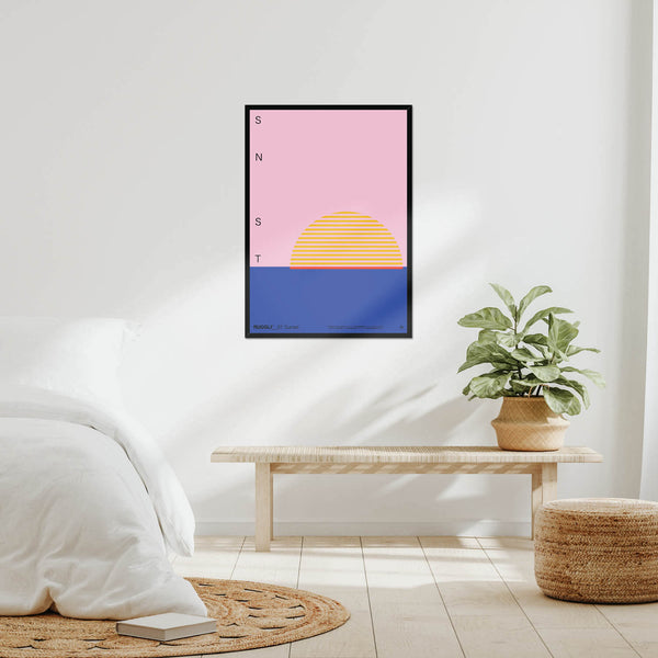 RUGGLI - Sunset Art Print Frame