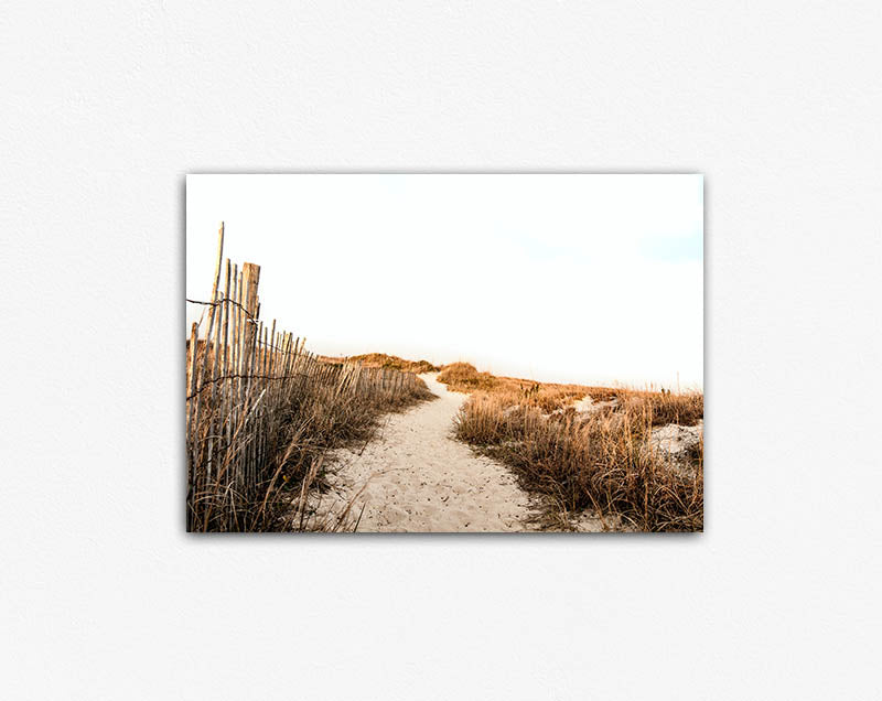 Sandy Atlantic Beach Canvas Print