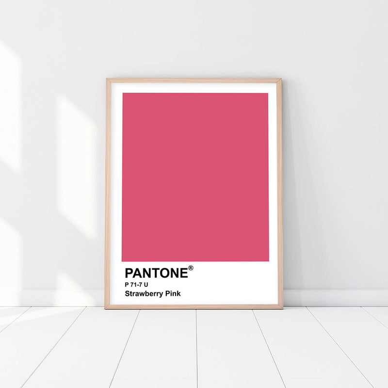 Pantone - Strawberry Pink