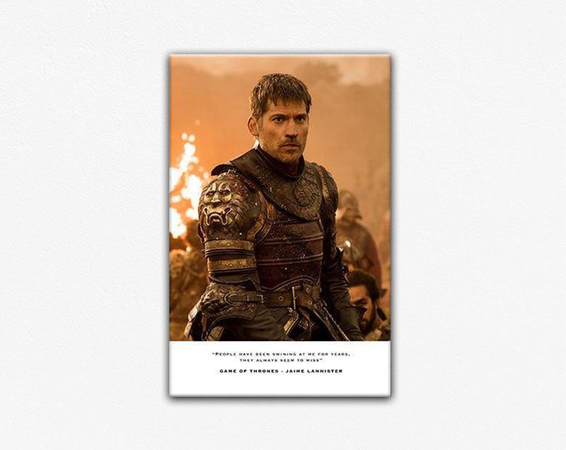 Game of Thrones Jaime Lannister Canvas Print