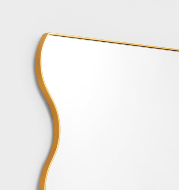 Artemis 80 x 165 Brass Stainless-Steel Mirror