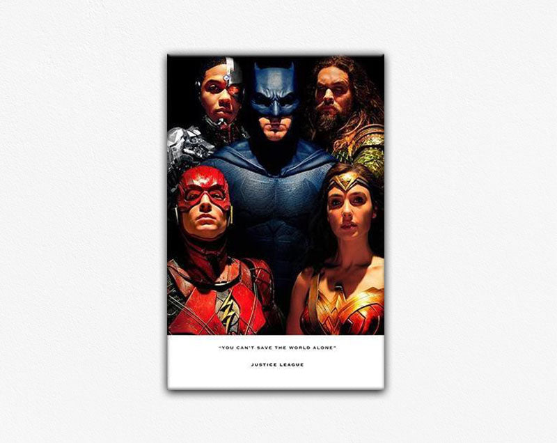 Justice League Movie Canvas Print