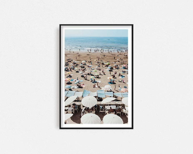 Beach Bathers Framed Wall Art