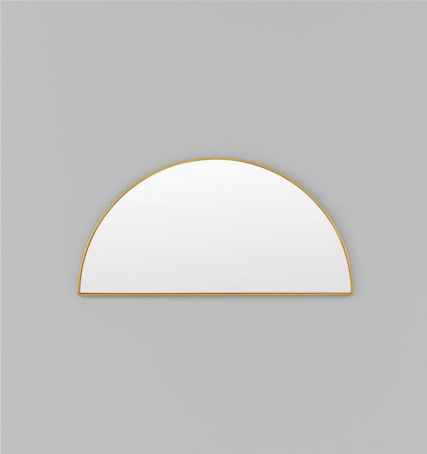 Bjorn Arch Low Brass Mirror
