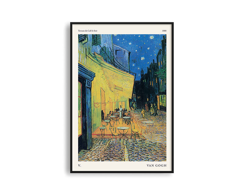 Poster Hub - Terrasse du Cafe le Soir by Vincent Van Gogh