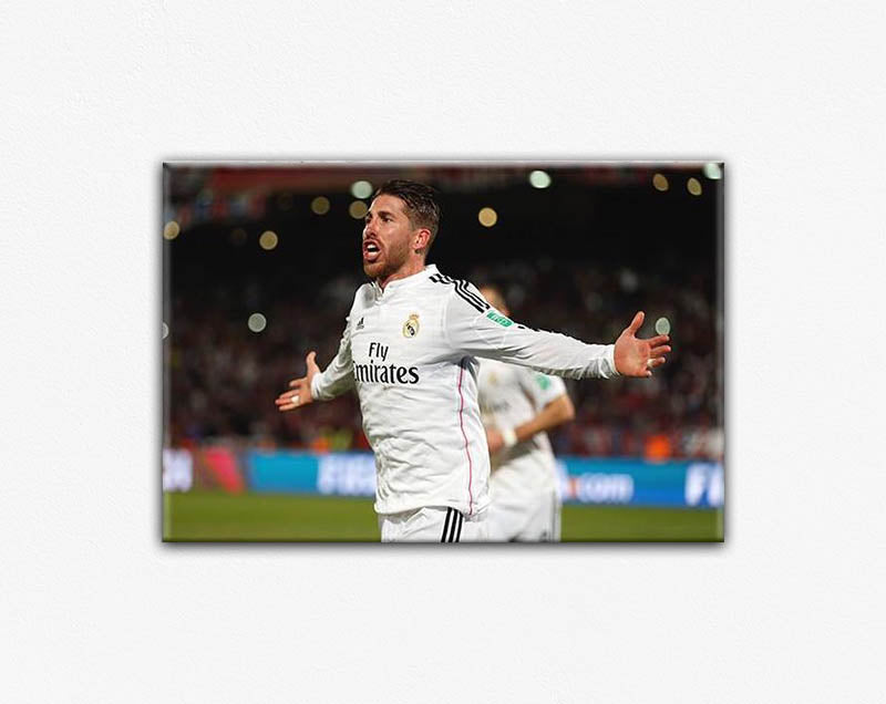 Sergio Ramos - Real Madrid Canvas Print