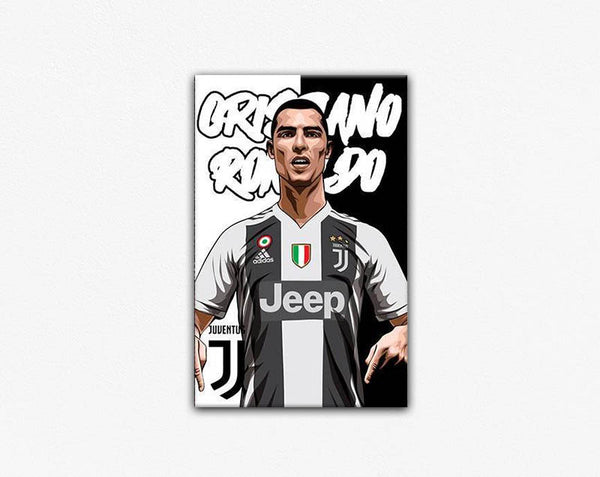 Cristiano Ronaldo Art Canvas Print
