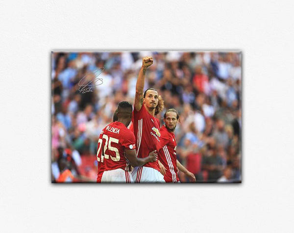 Zlatan Ibrahimovic - Manchester United Canvas Print