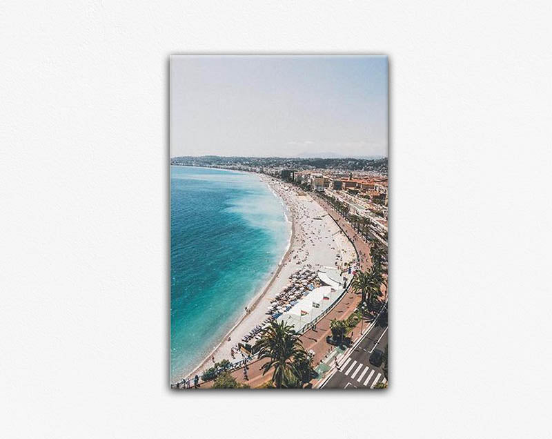French Seaside Canvas Print