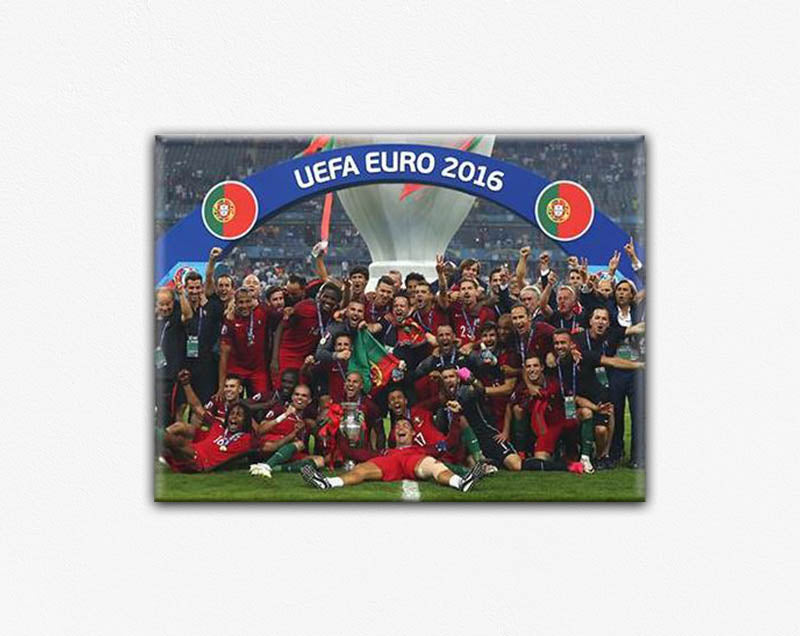 Portugal Team Euro Celebration Canvas Print